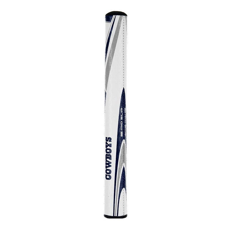 Super Stroke SuperStroke NFL Golf Putter Grip, Dallas Cowboys (Mid Slim 2.0) | Cross-Traction Surface Texture and Oversized Profile | Even Grip Pressure for a More Consistent Stroke | Non-Slip Grip, Navy/White (TS040143) - Image 4